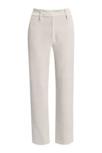 wideleg pants french pockets, elastic waist at back