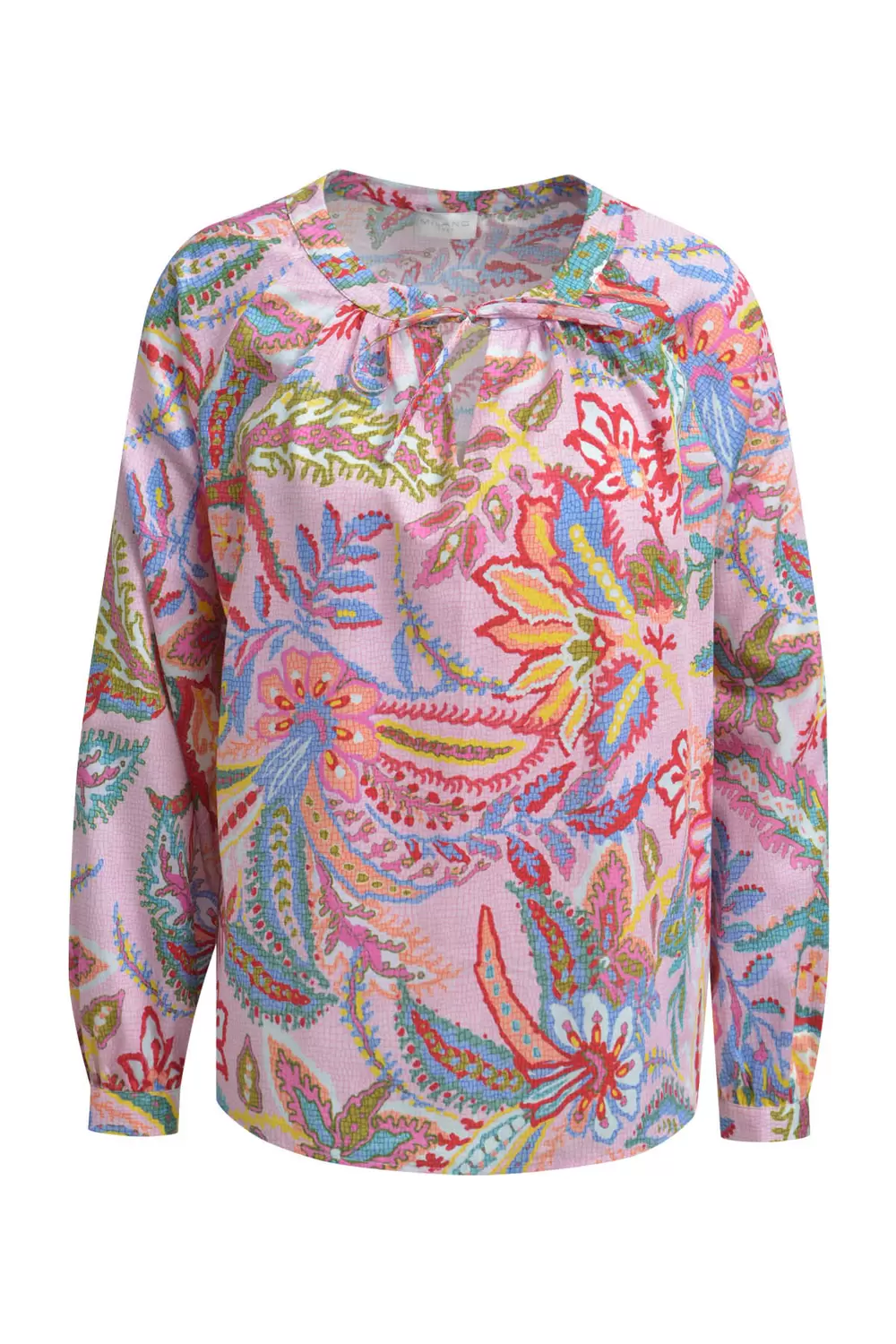 RAGLAN SLEEVE BLOUSE, NECKPANEL W/ female