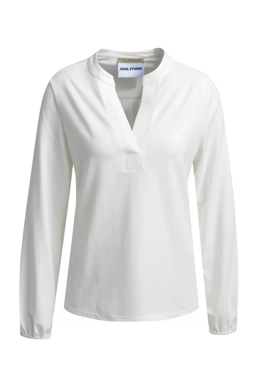 RELAXED JERSEY SHIRT BLOUSE female