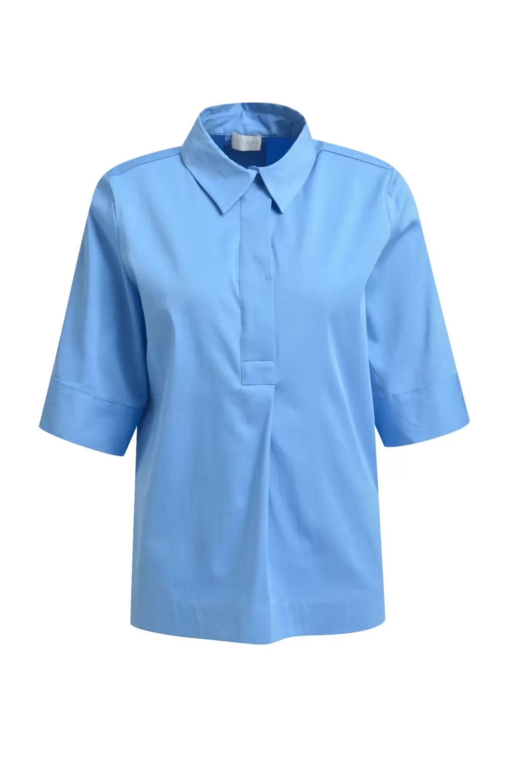 shirt blouse half placket 1/2 sleeve