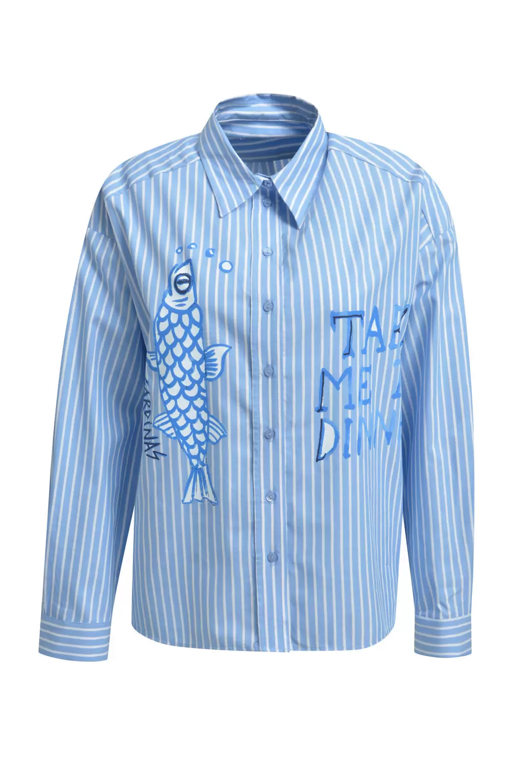 OVERSIZED SHIRT BLOUSE W/ AW, 1/1