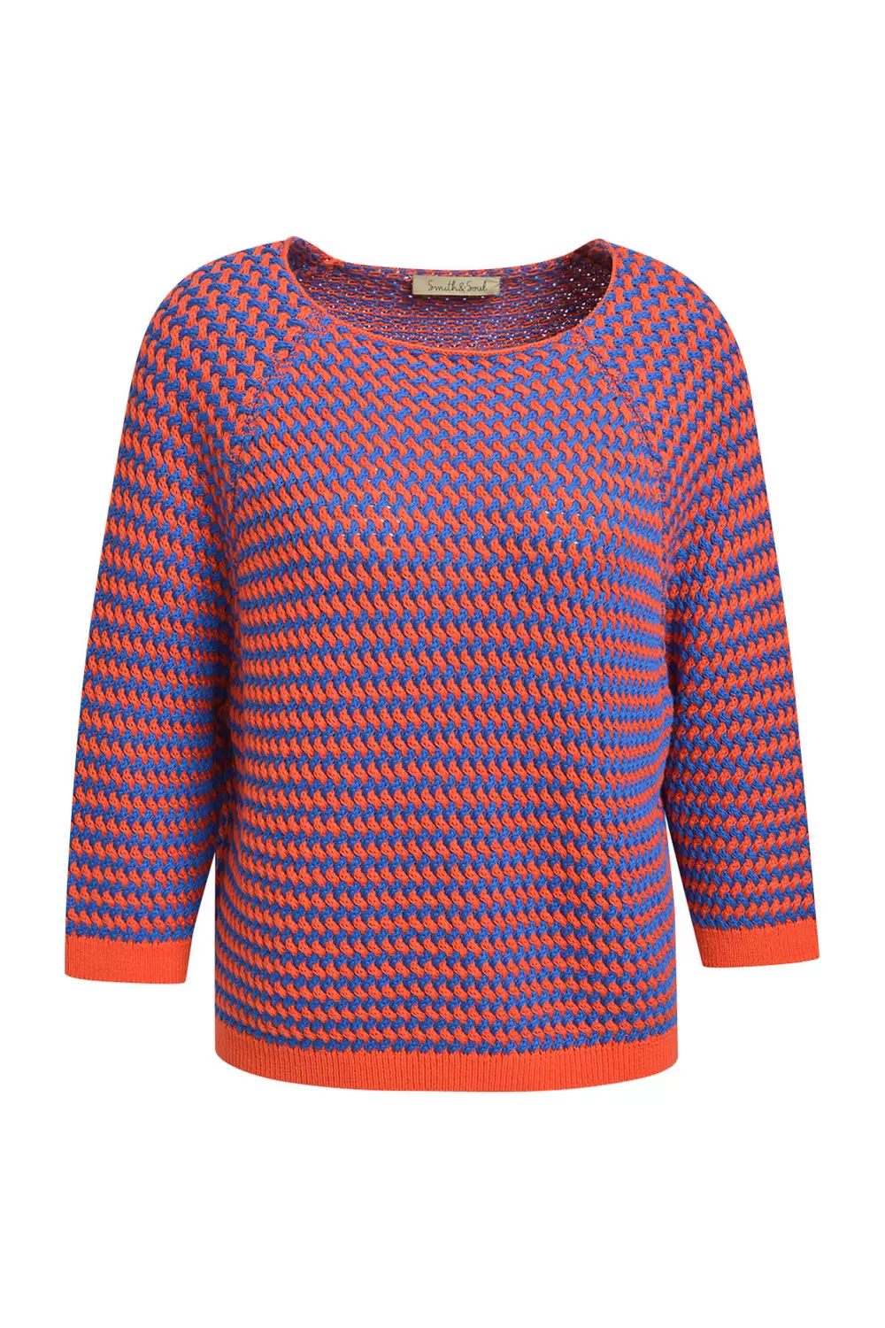 STRUCTURE STRIPE RAGLAN PULLOVER female