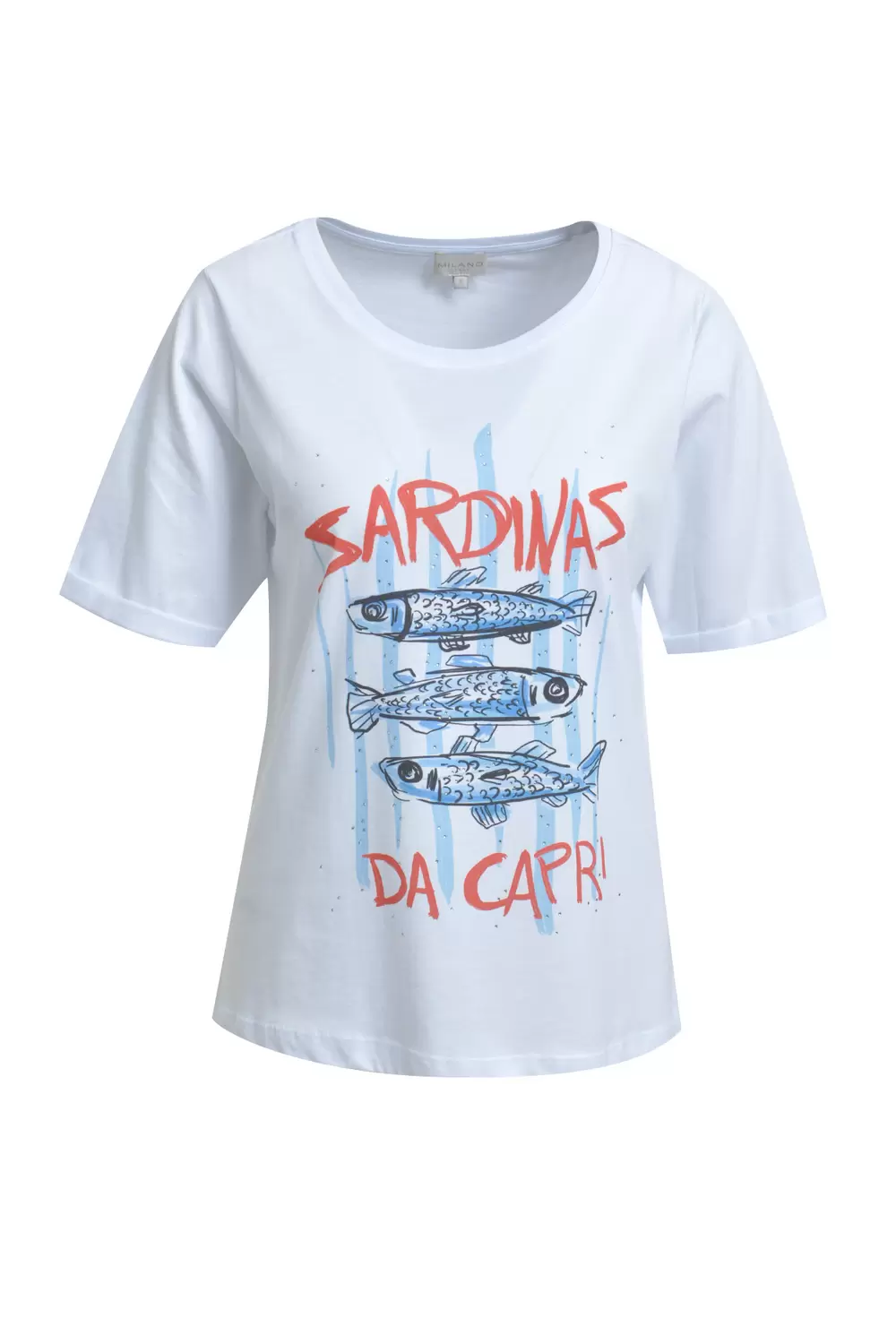 ROUNDNECK T-SHIRT W/ AW 1/4 SLEEVE