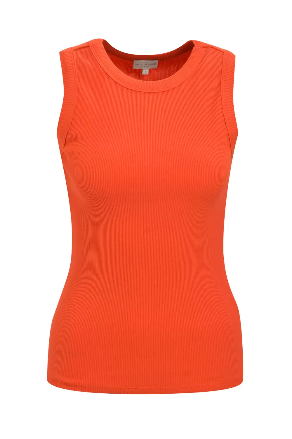 ROUND NECK SLEEVELESS TOP female
