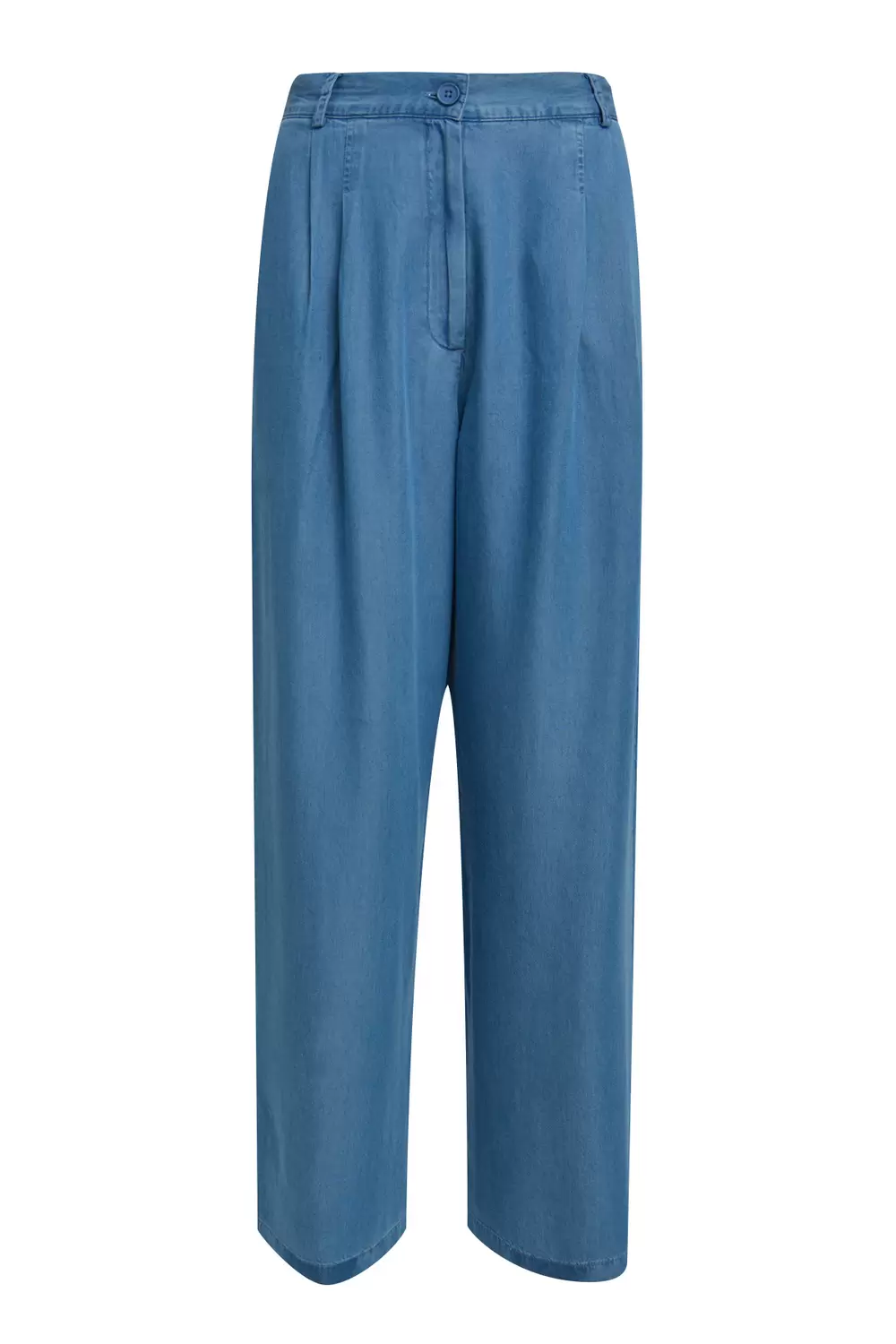 PLEATED LYOCELL PANTS female