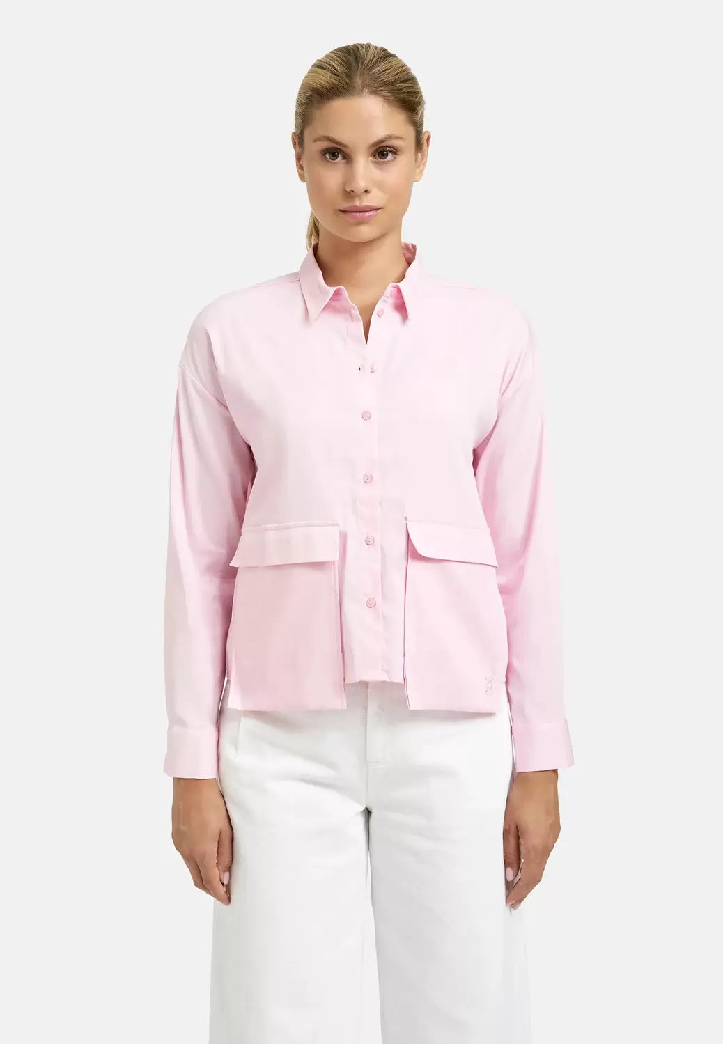 OVERLAPPING POCKET BLOUSE