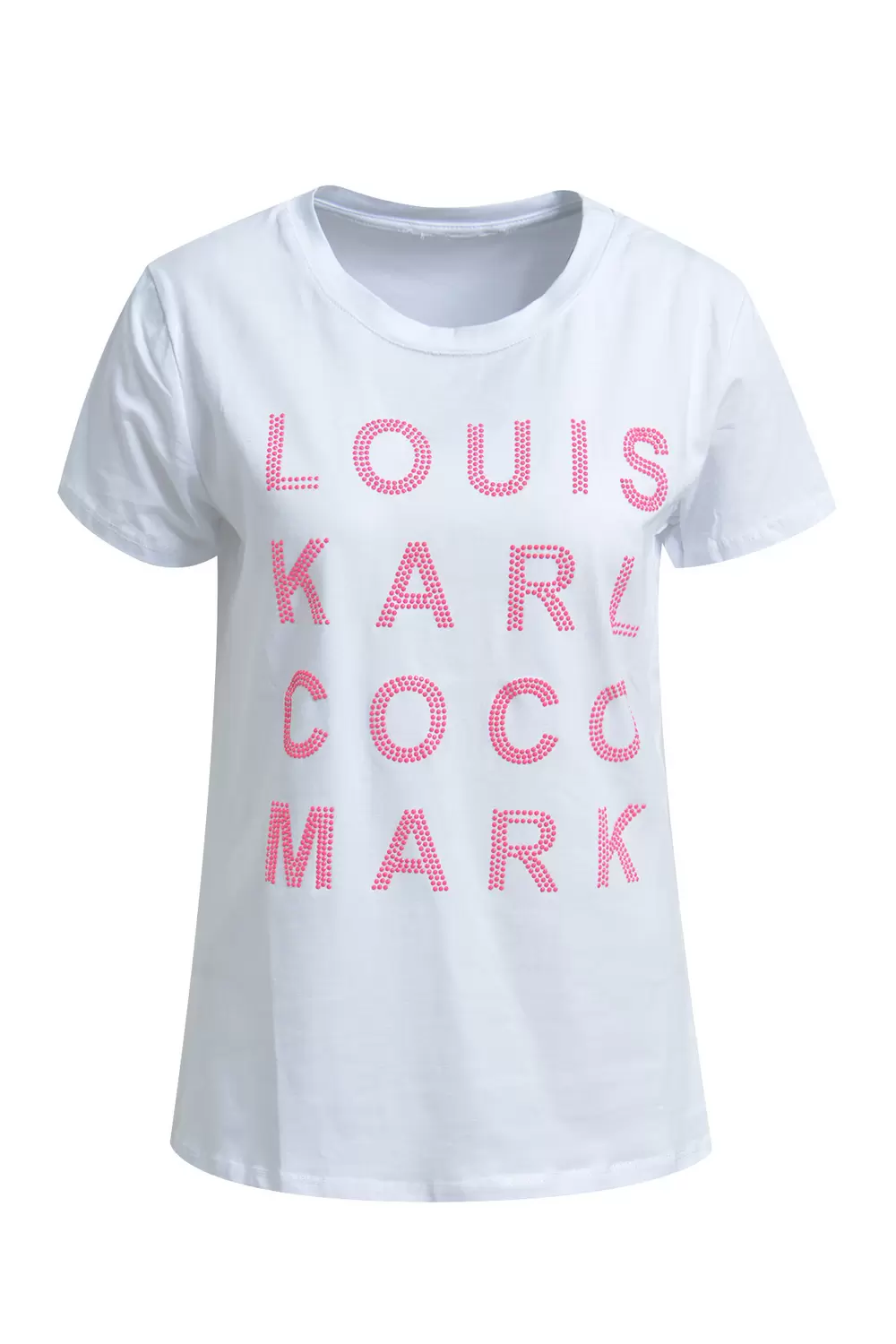 T-SHIRT NAMES IN NEON STONES female