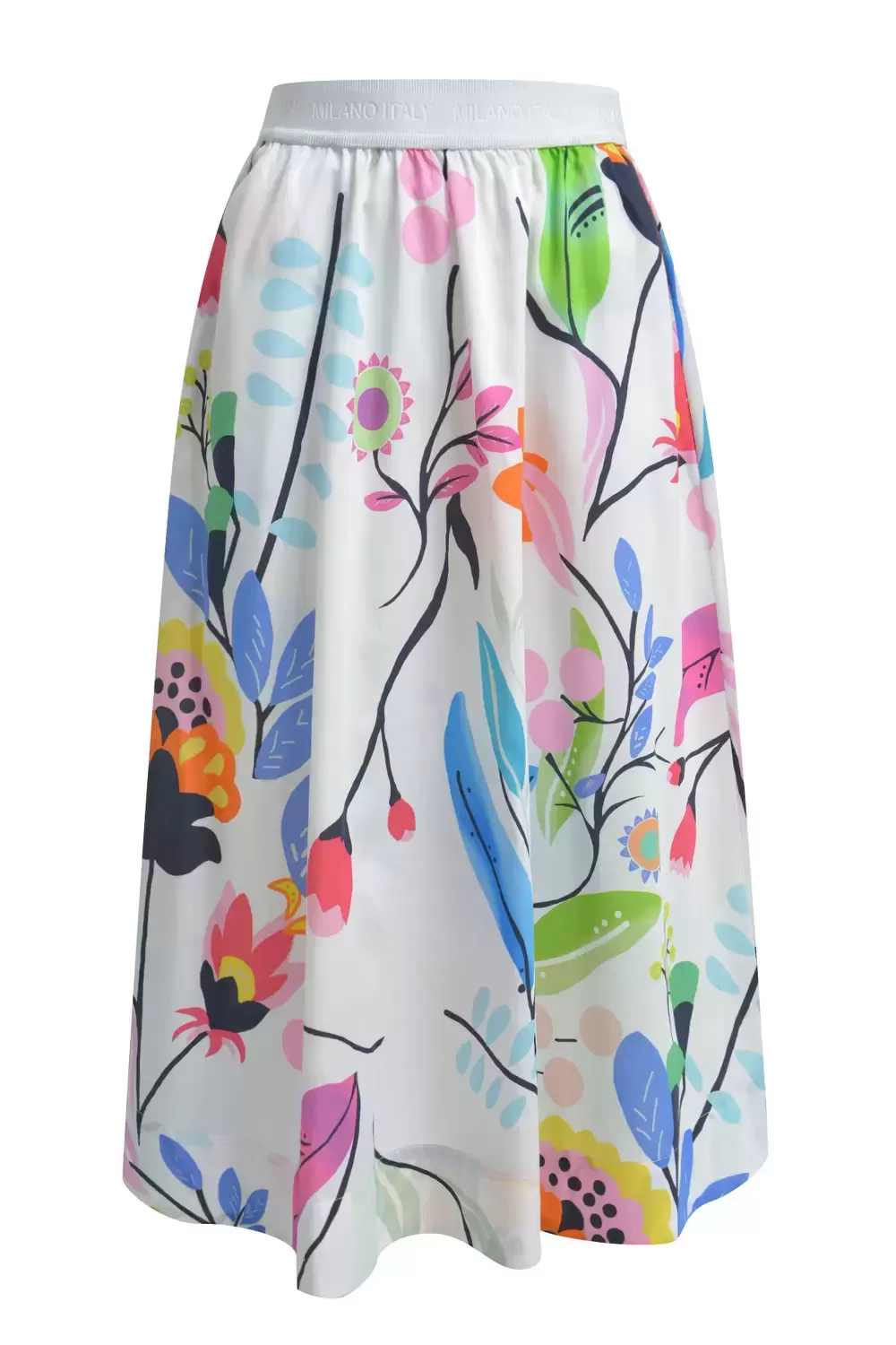 MIDI SKIRT ELASTIC WB female