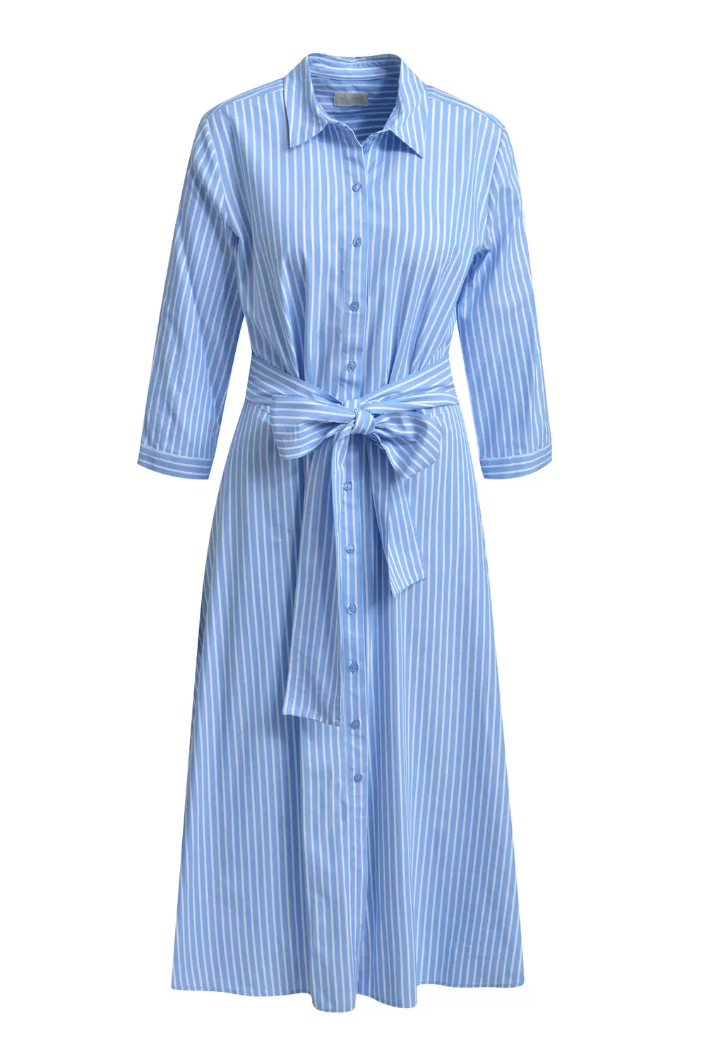 MIDIDRESS W SHIRTCOLLAR, PLACKET SH female
