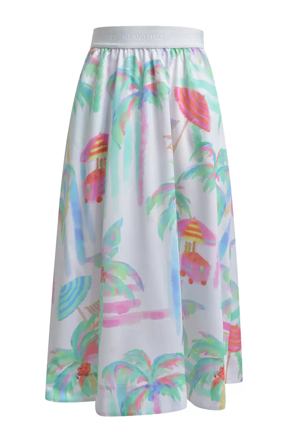 MIDI SKIRT ELASTIC WB female