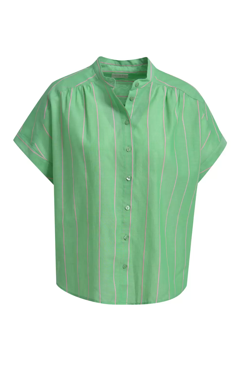 SLEEVELESS BLOUSE W NECKPANEL, GATH