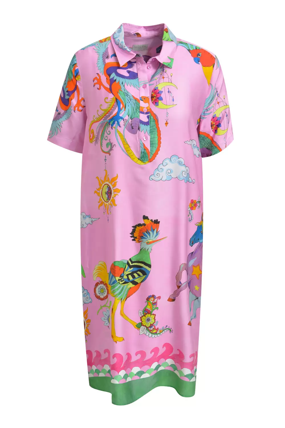SHIRTDRESS, 1/2 SLEEVE female