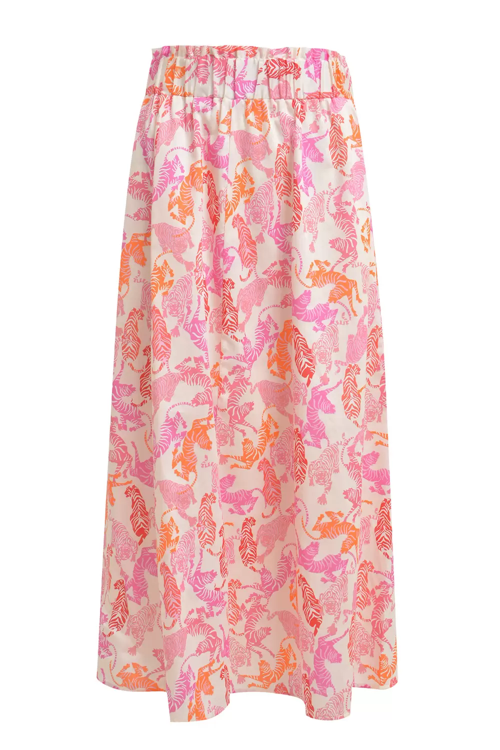 MIDISKIRT W SMOCKED WB