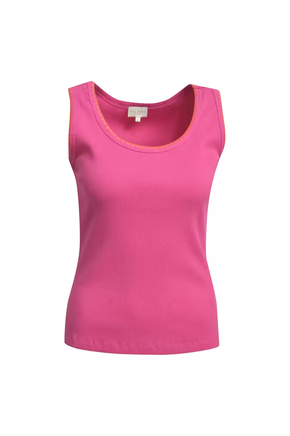 Tanktop with crochet edge