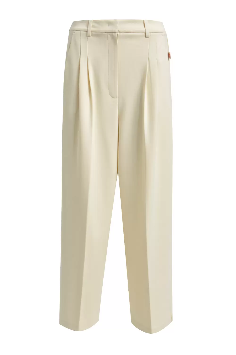 INTERLOCK PANTS WITH PLEATS female