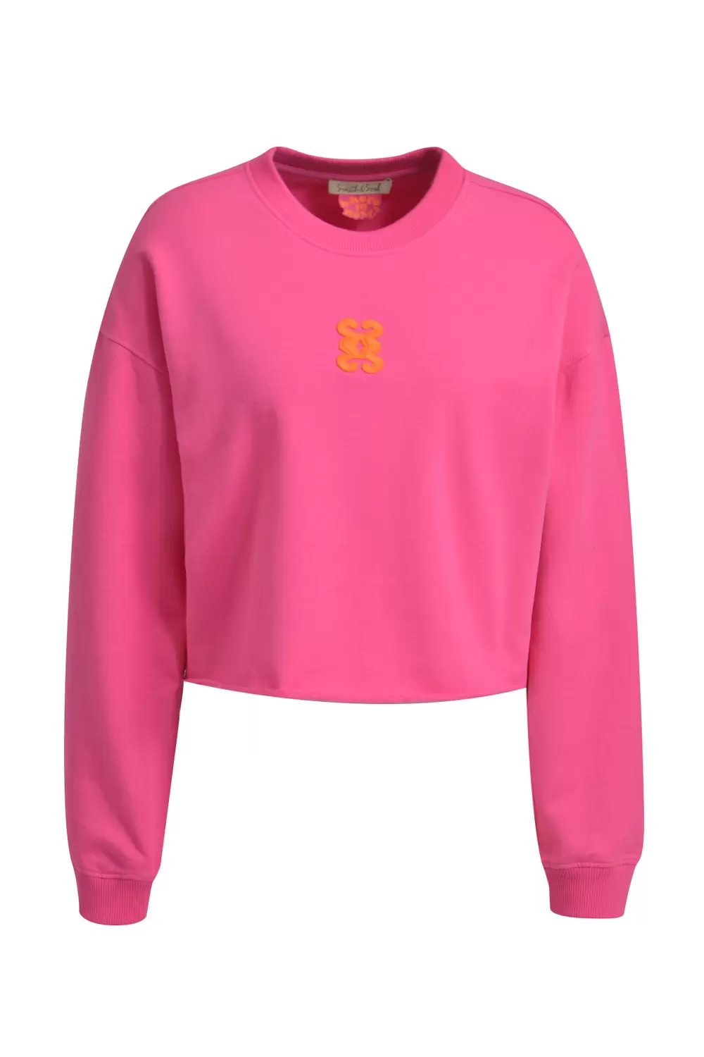 BOXY CROPPED SWEATSHIRT 3D ANAGRAM female