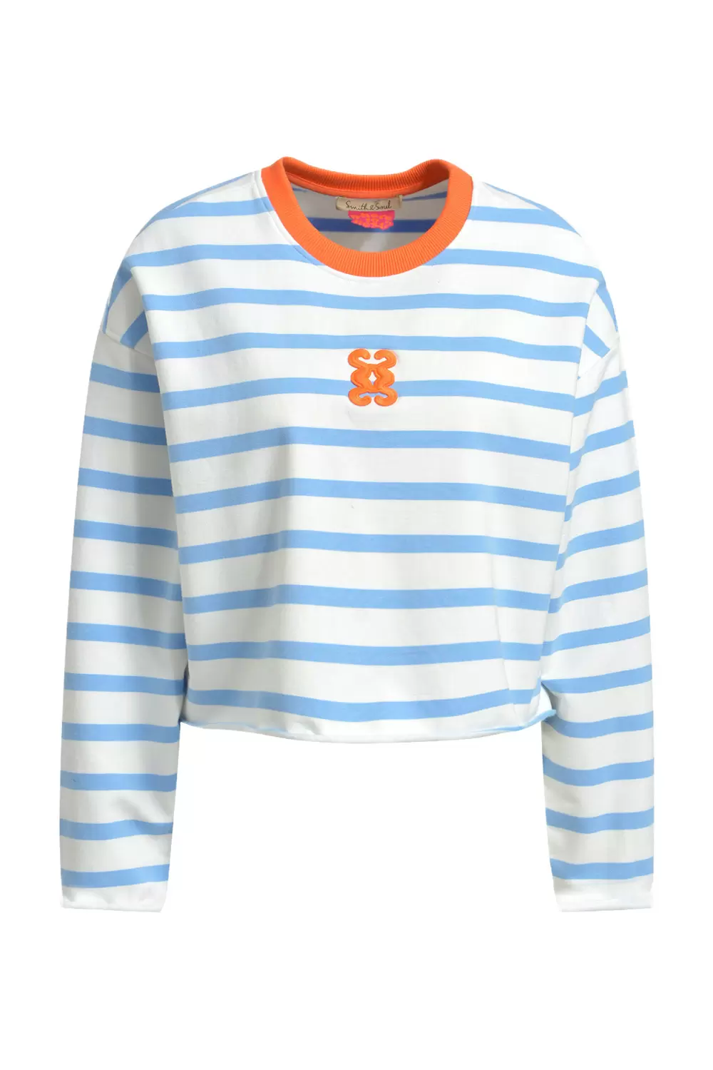 BOXY CROPPED SWEATSHIRT 3D ANAGRAM female