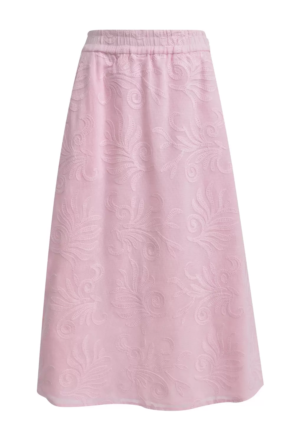 midiskirt w elastic waistband