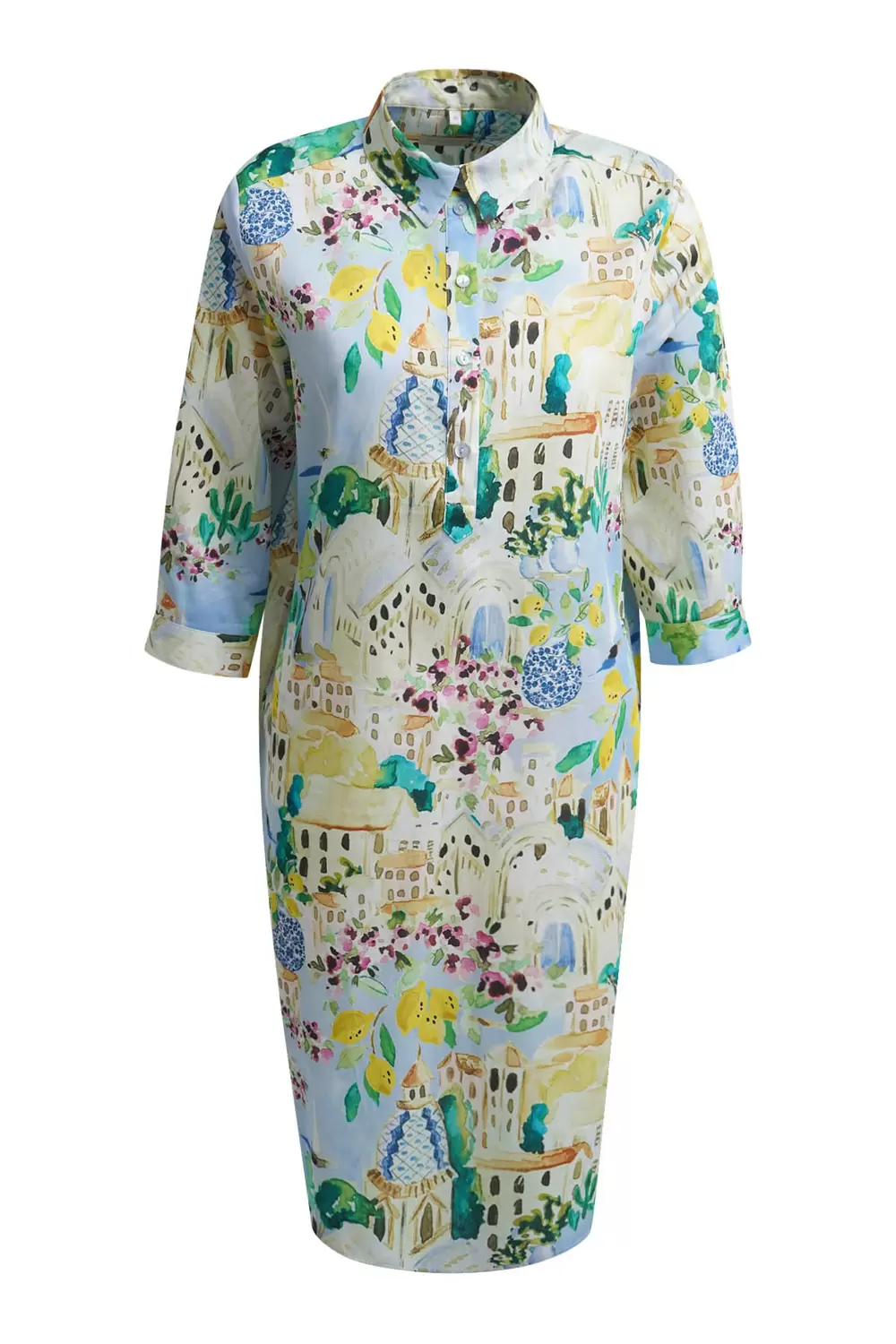 SHIRTDRESS, 3/4 SLEEVE female