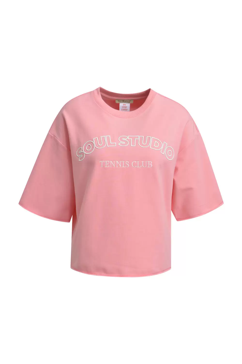 BOXY CROPPED COLLEGE SWEATSHIRT SHO feale