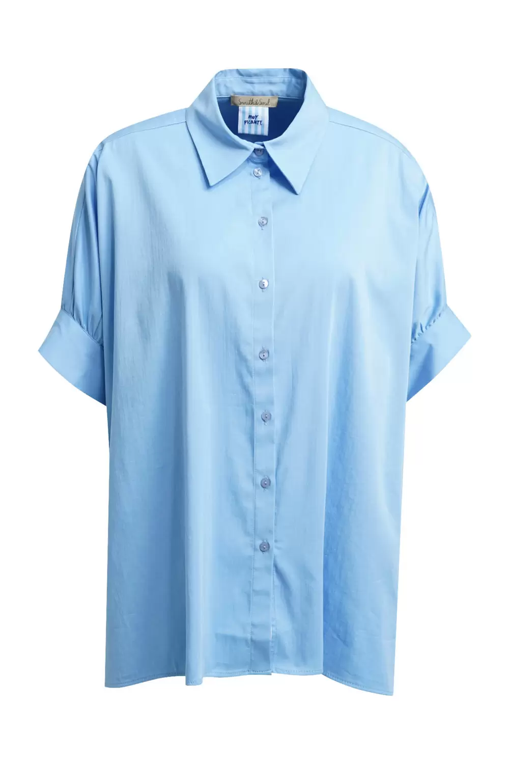 OVERSIZE SHIRT COLLAR BLOUSE female