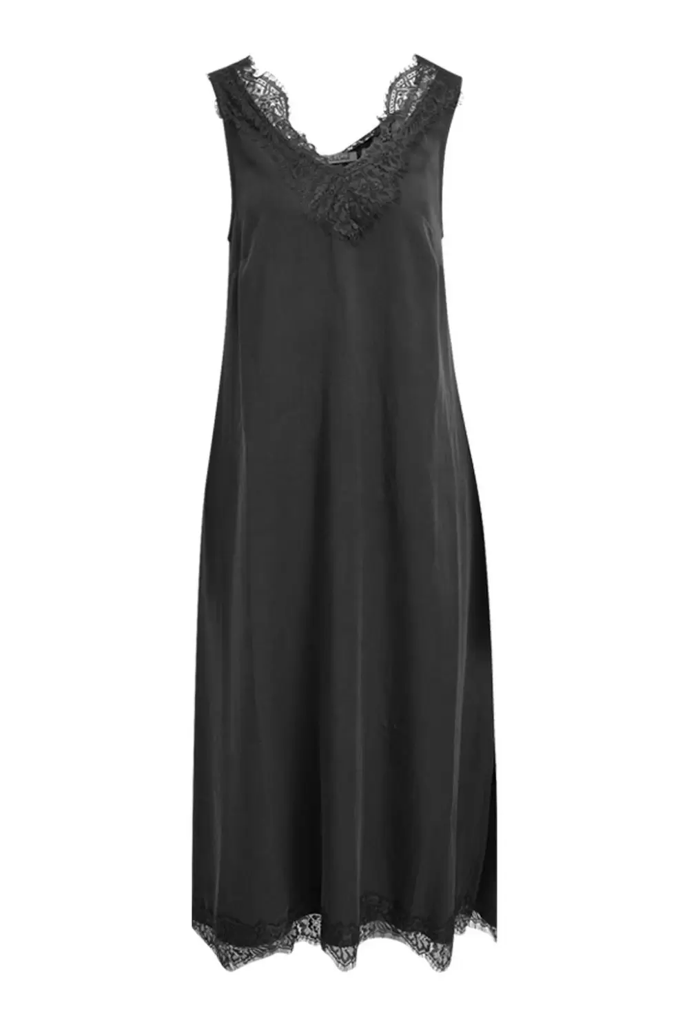 V-NECK DRESS WITH LACE female