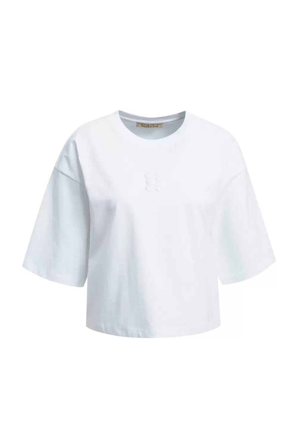 BOXY CROPPED T-SHIRT ANAGRAM female