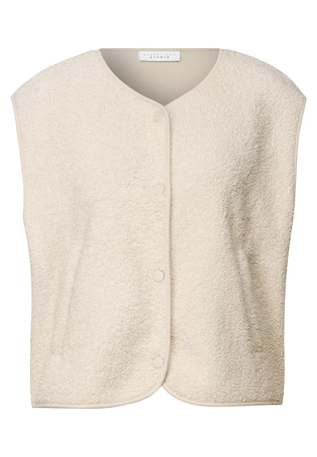 cool teddy vest - 17185/soft fawn beige