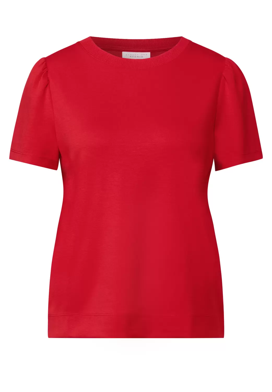 LTD QR_Studio_shirt w.puff sle - 16136/mandarin re