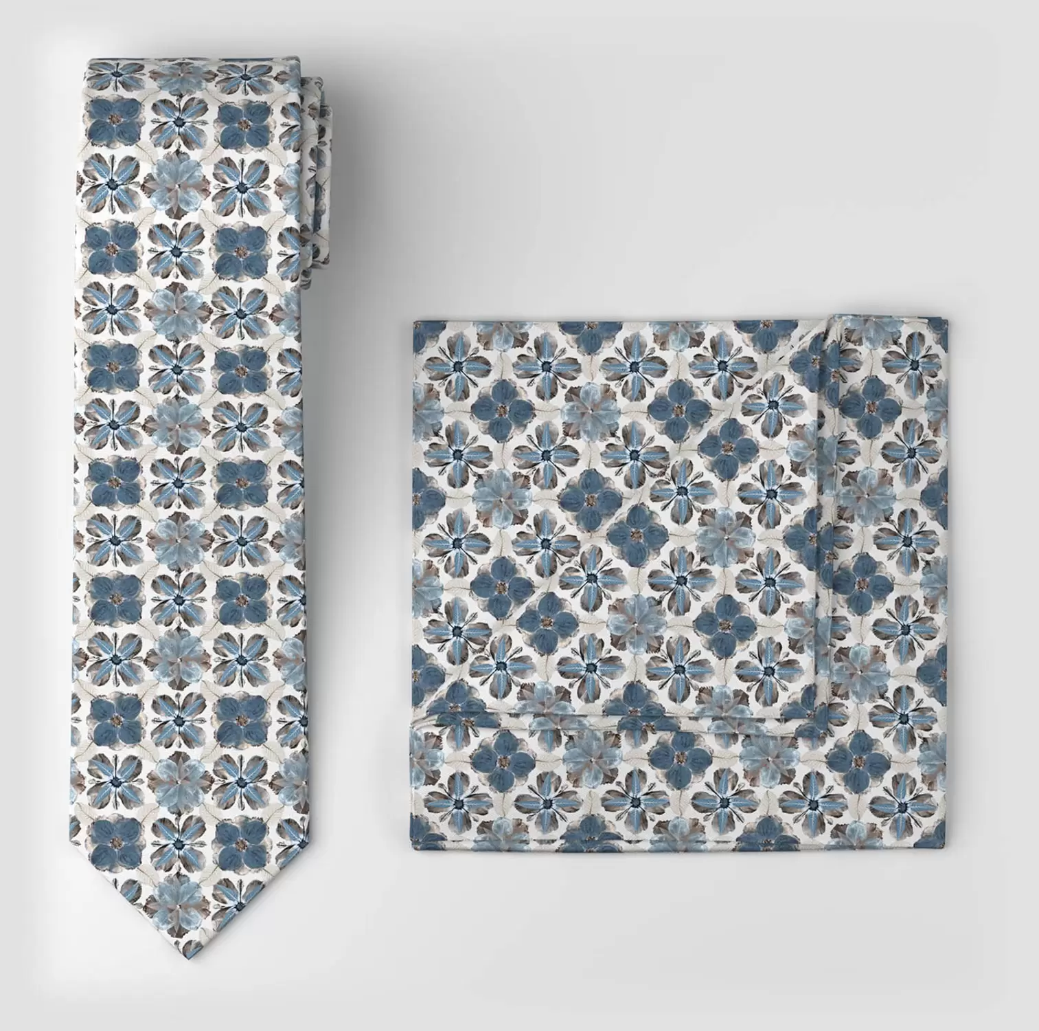 OLYMP Krawatte/Einstecktuch Set