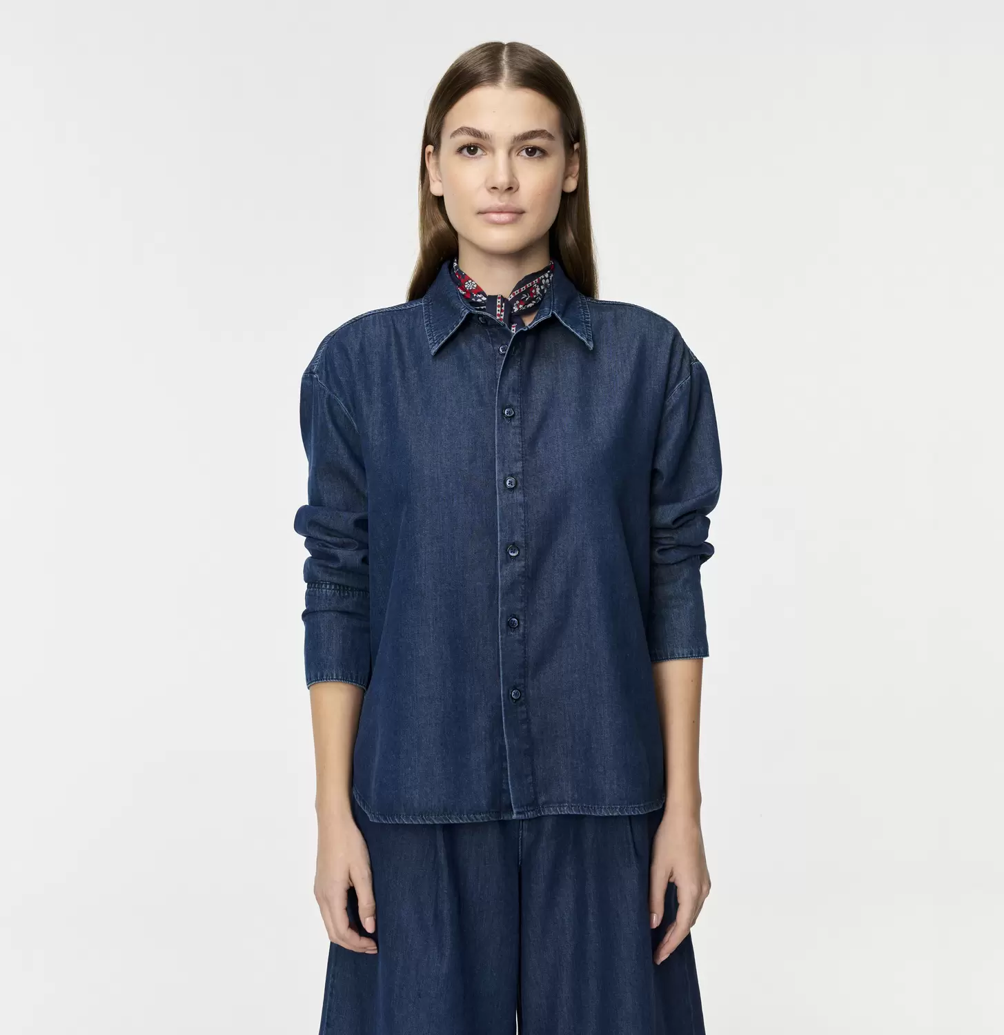 MAC JEANS - OVER SHIRT, Fluid tencel