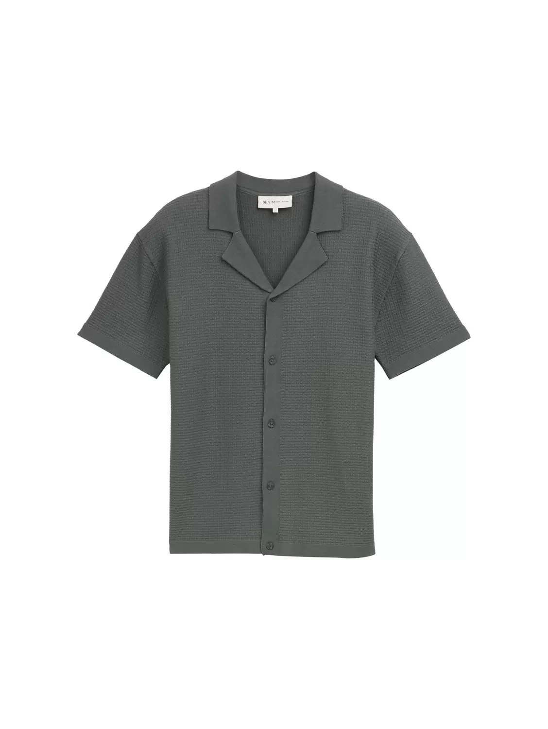 structured knit shirt