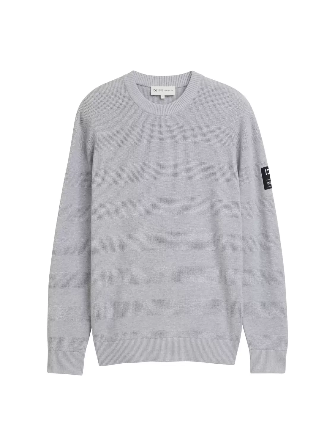 basic structured crewneck knit
