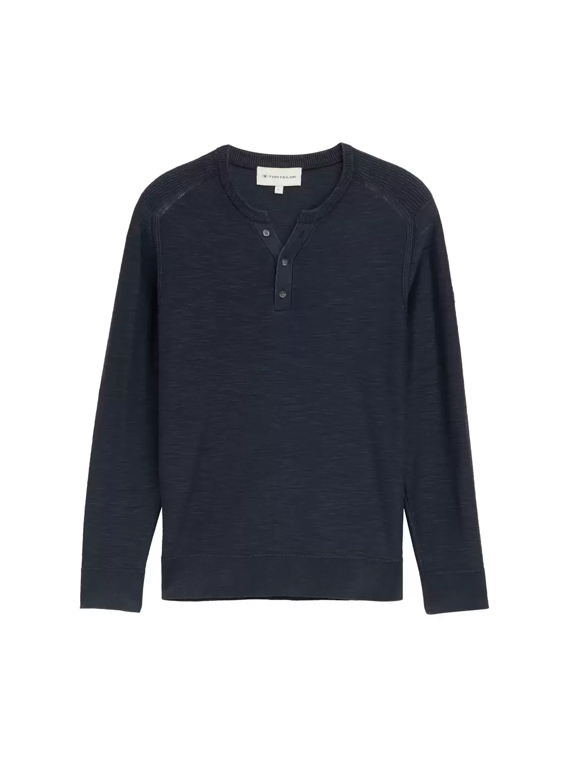 washed slub knitted serafino