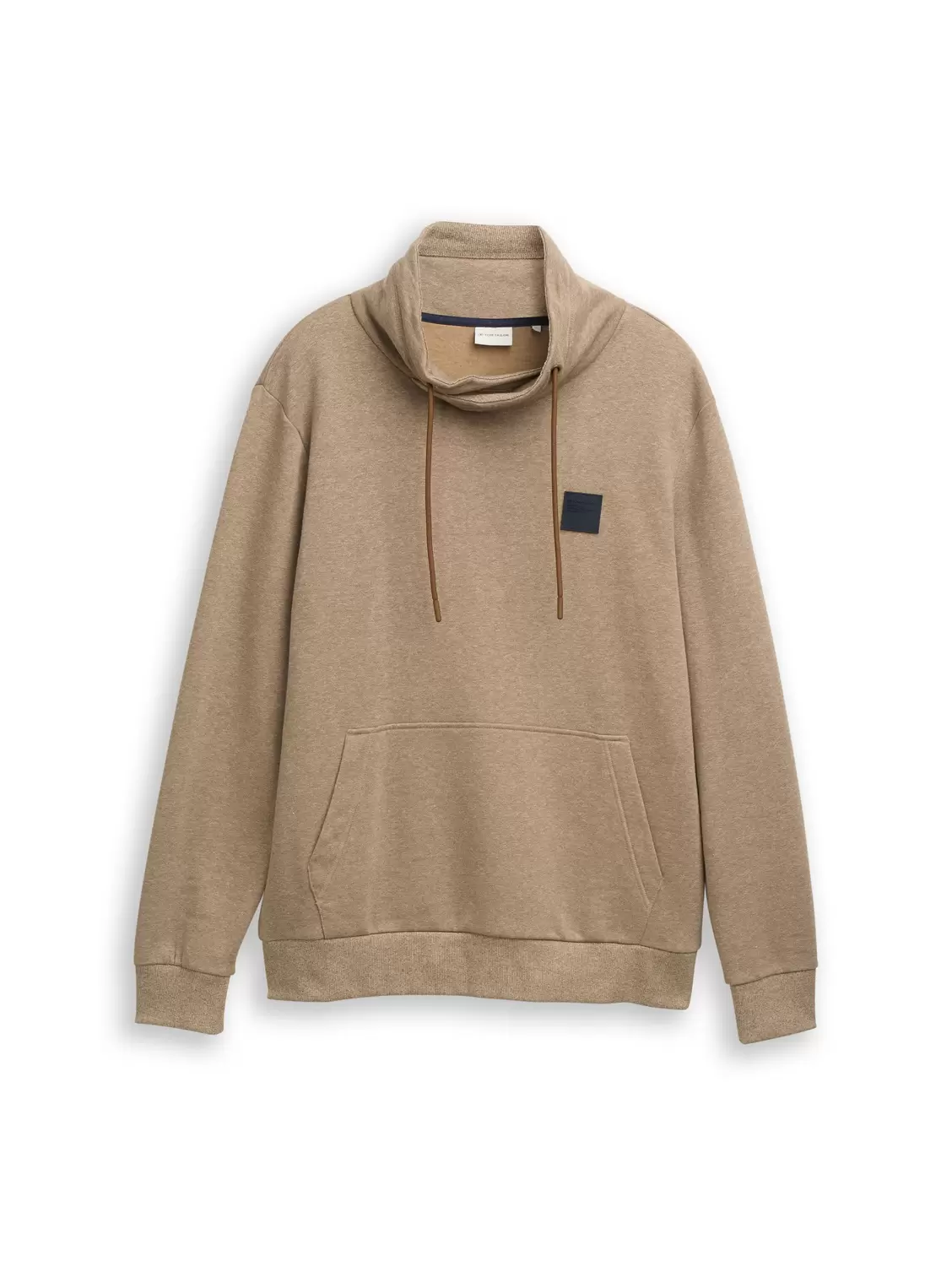 Snood Sweatshirt in Melange-Optik