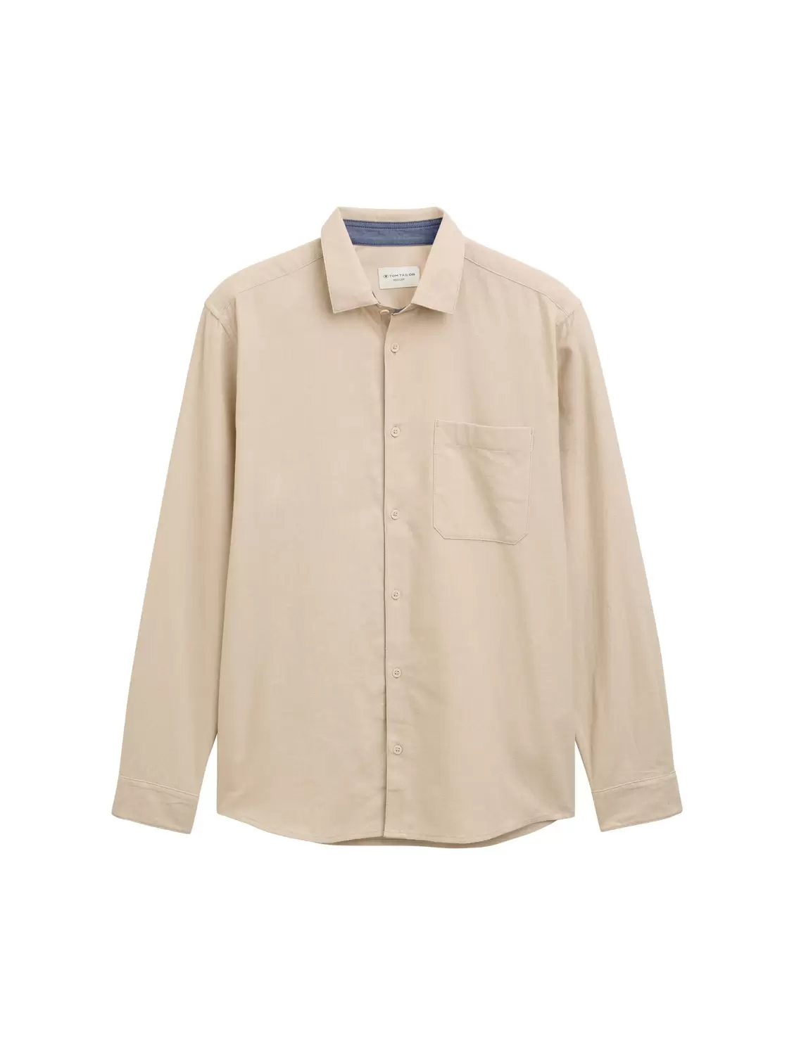 two-tone twill shirt