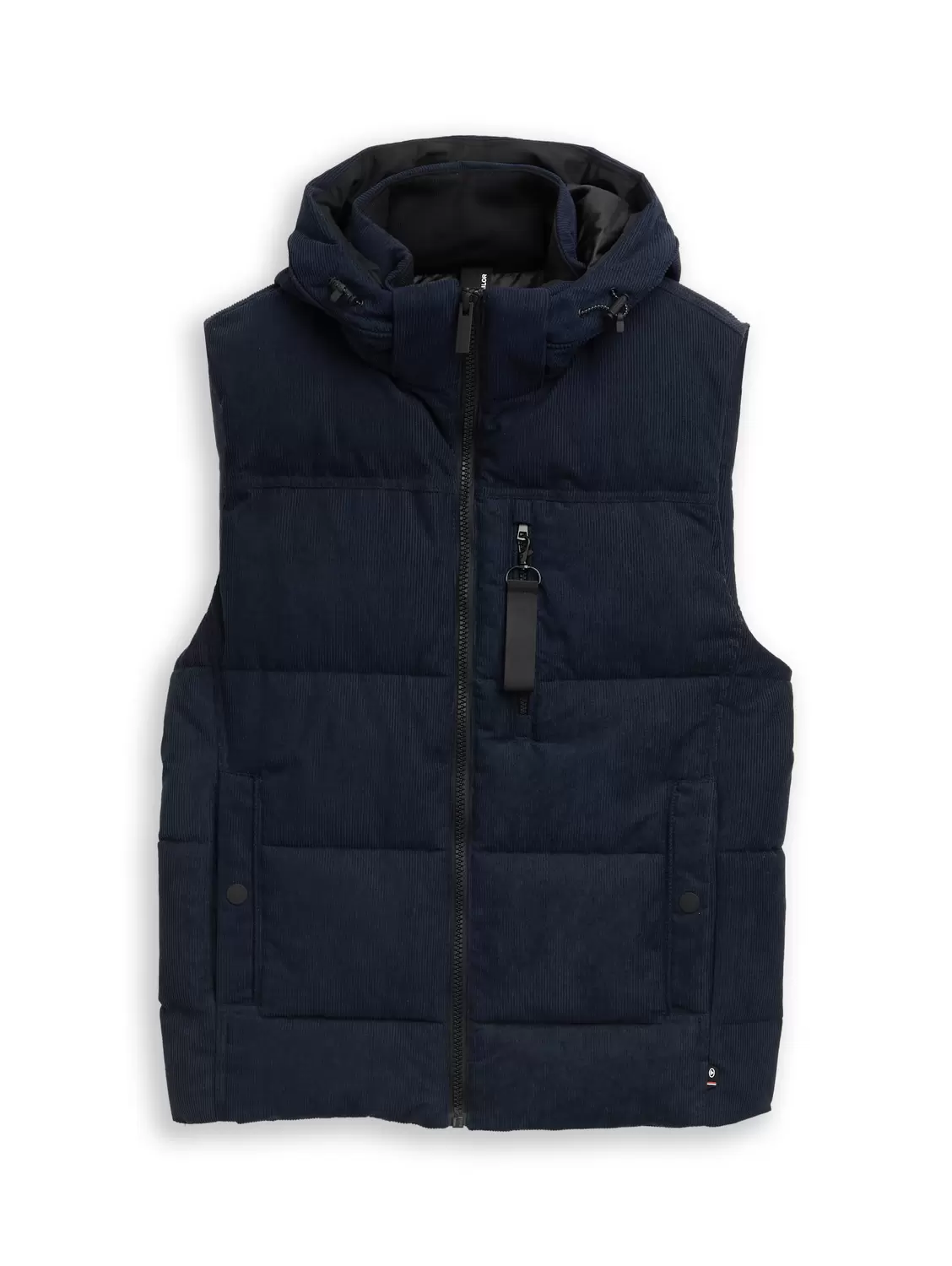 puffer vest with hood