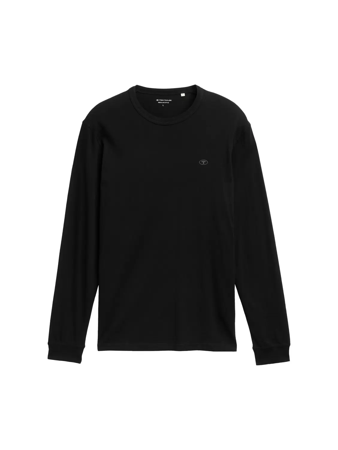 Basic Langarmshirt aus Baumwolle