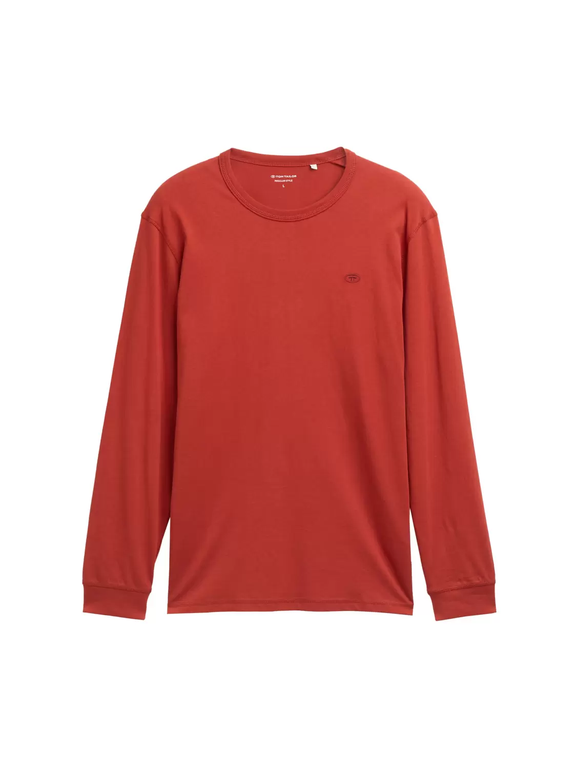 Basic Langarmshirt aus Baumwolle