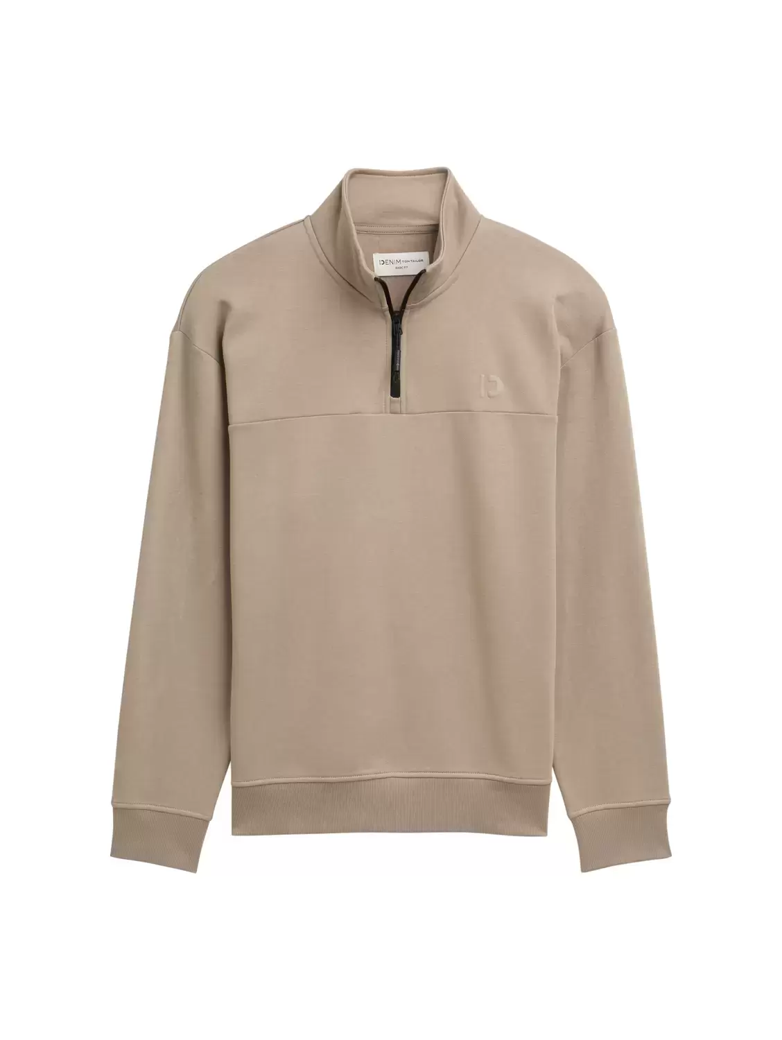 Troyer Sweatshirt mit Logo-Print