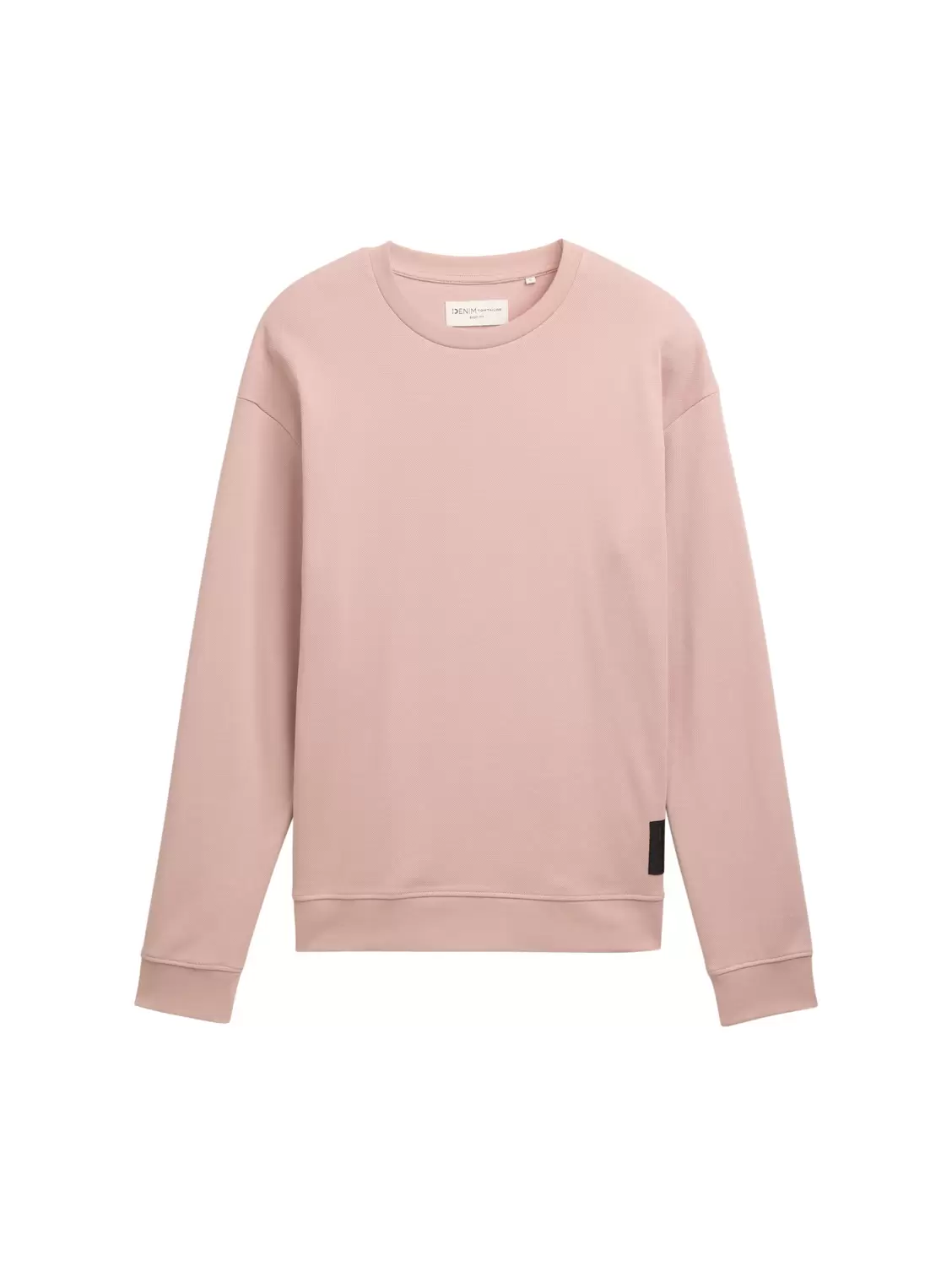 structured crewneck sweatshirt