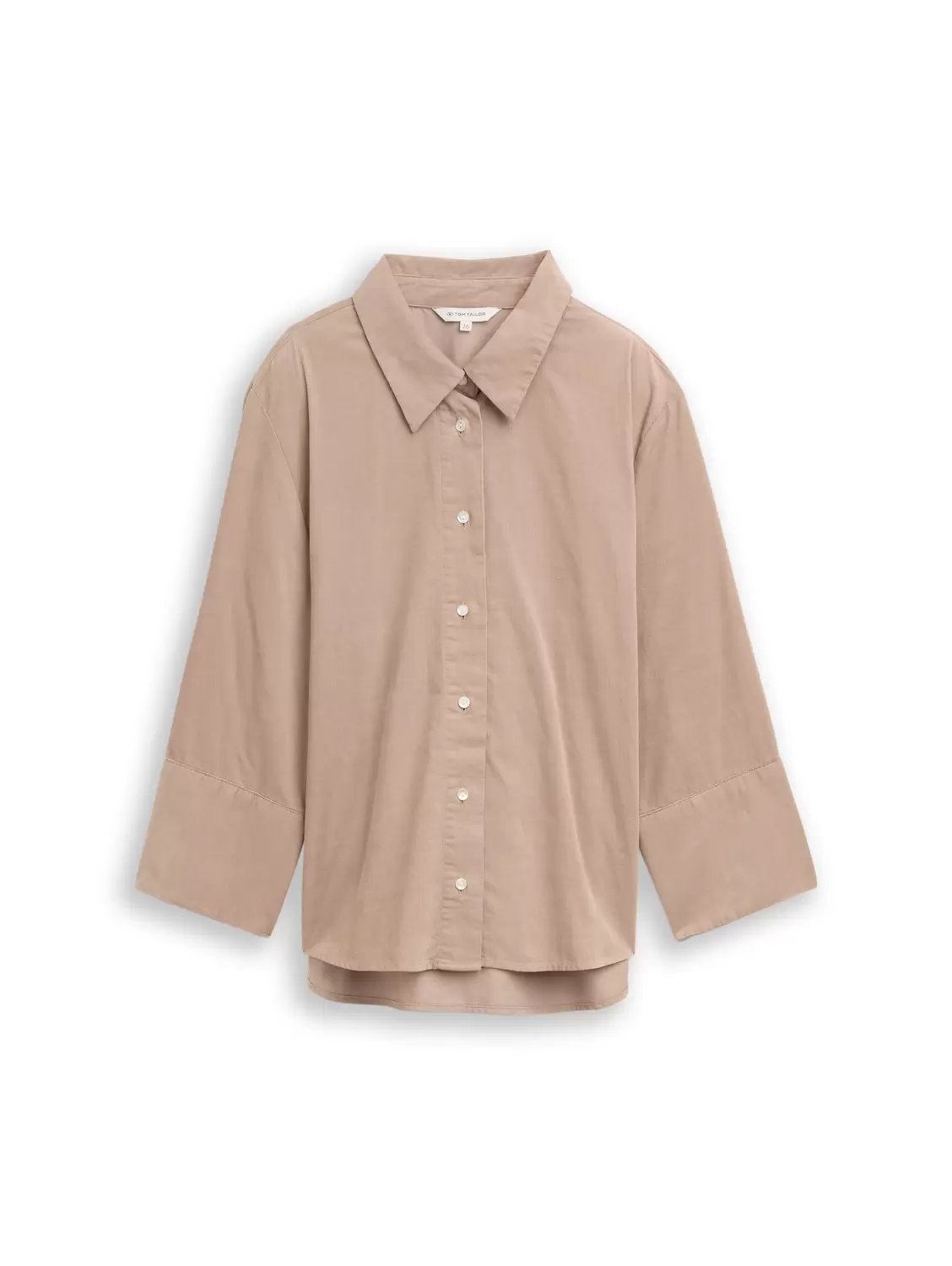 blouse with soft corduroy fabr