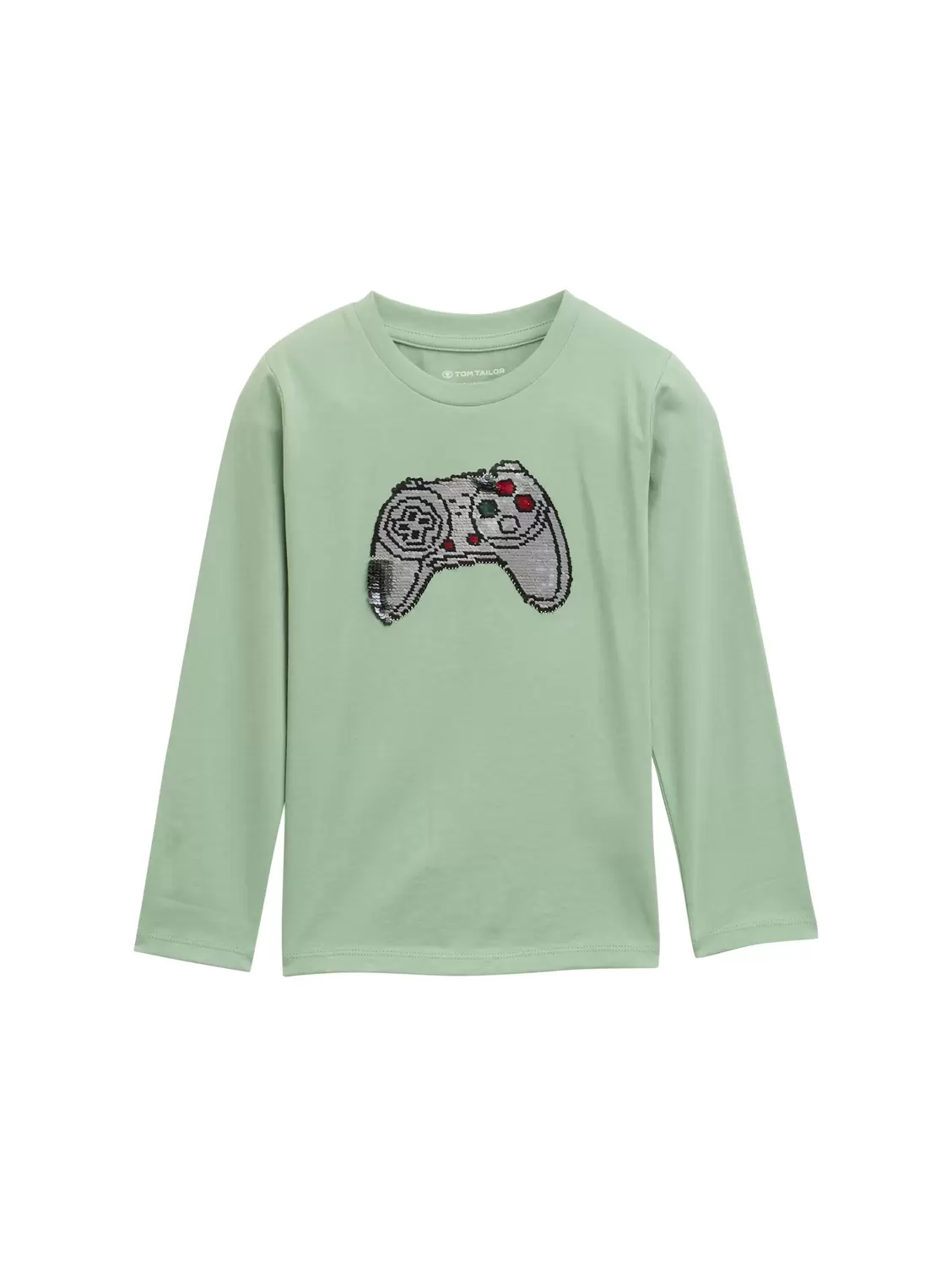 Langarmshirt mit Wendepailletten