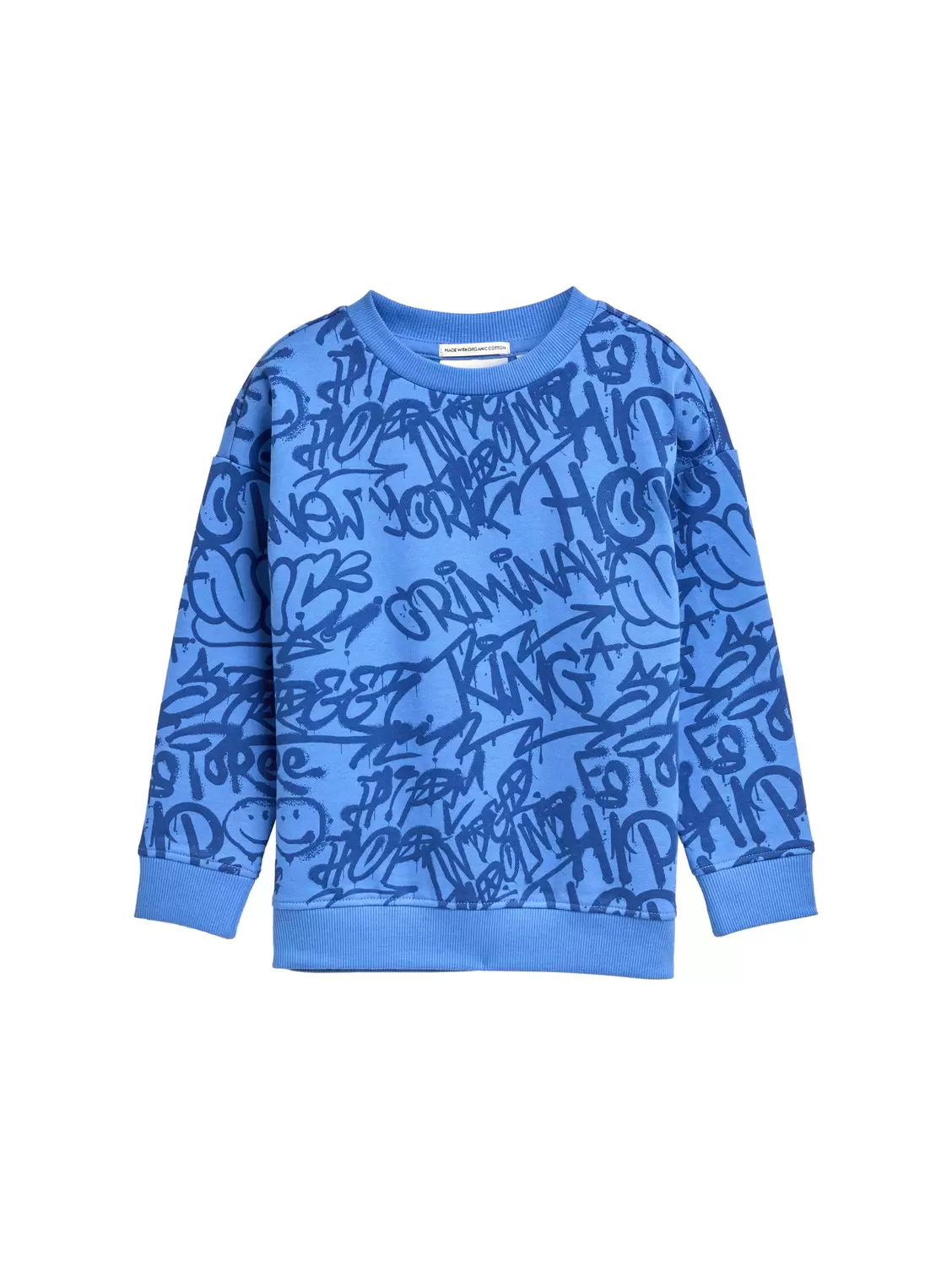 Oversize Sweatshirt mit Allover-Print