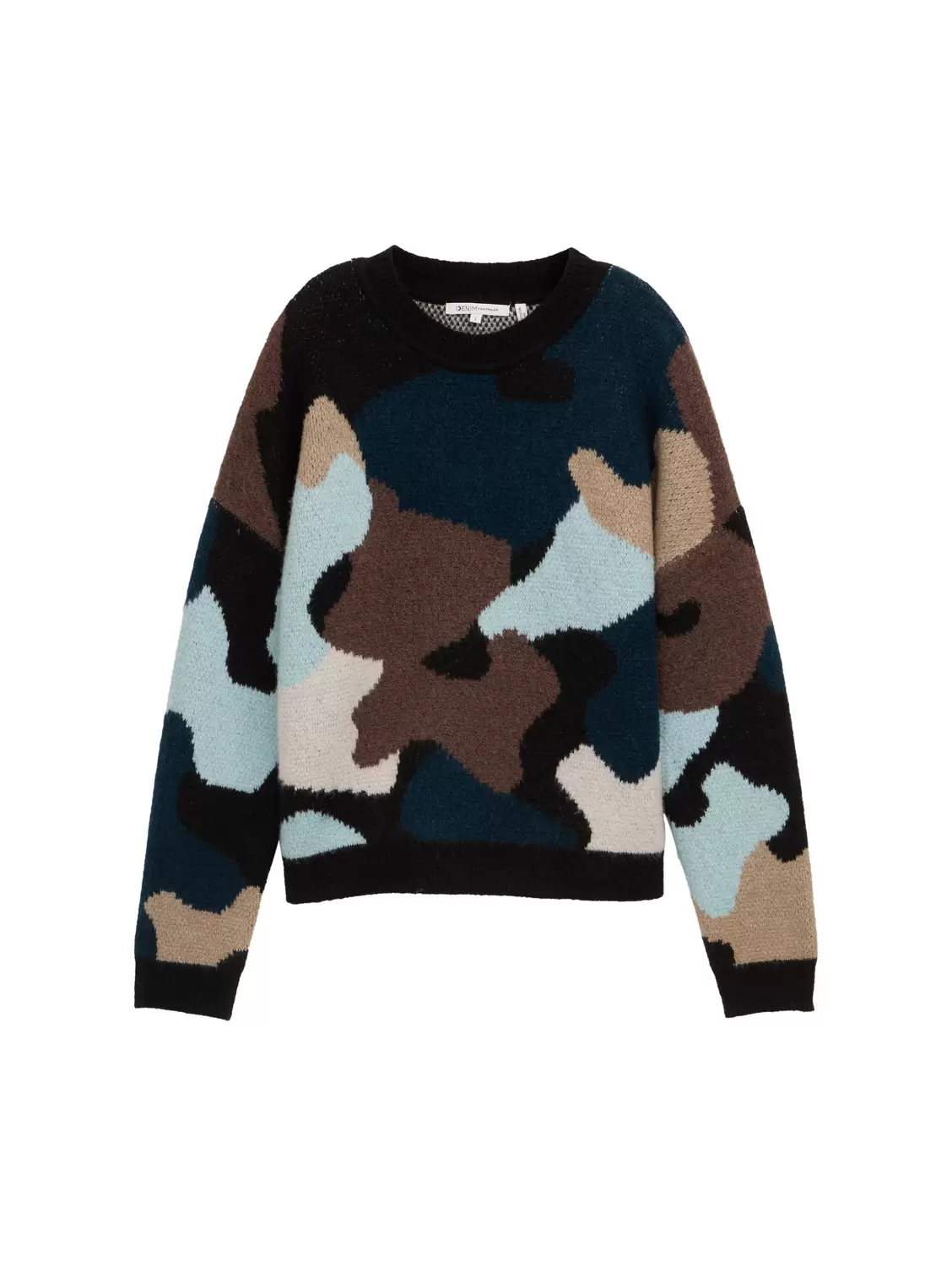 jacquard knit pullover