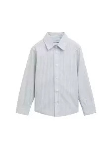 Regular Fit Hemd mit Streifenmuster