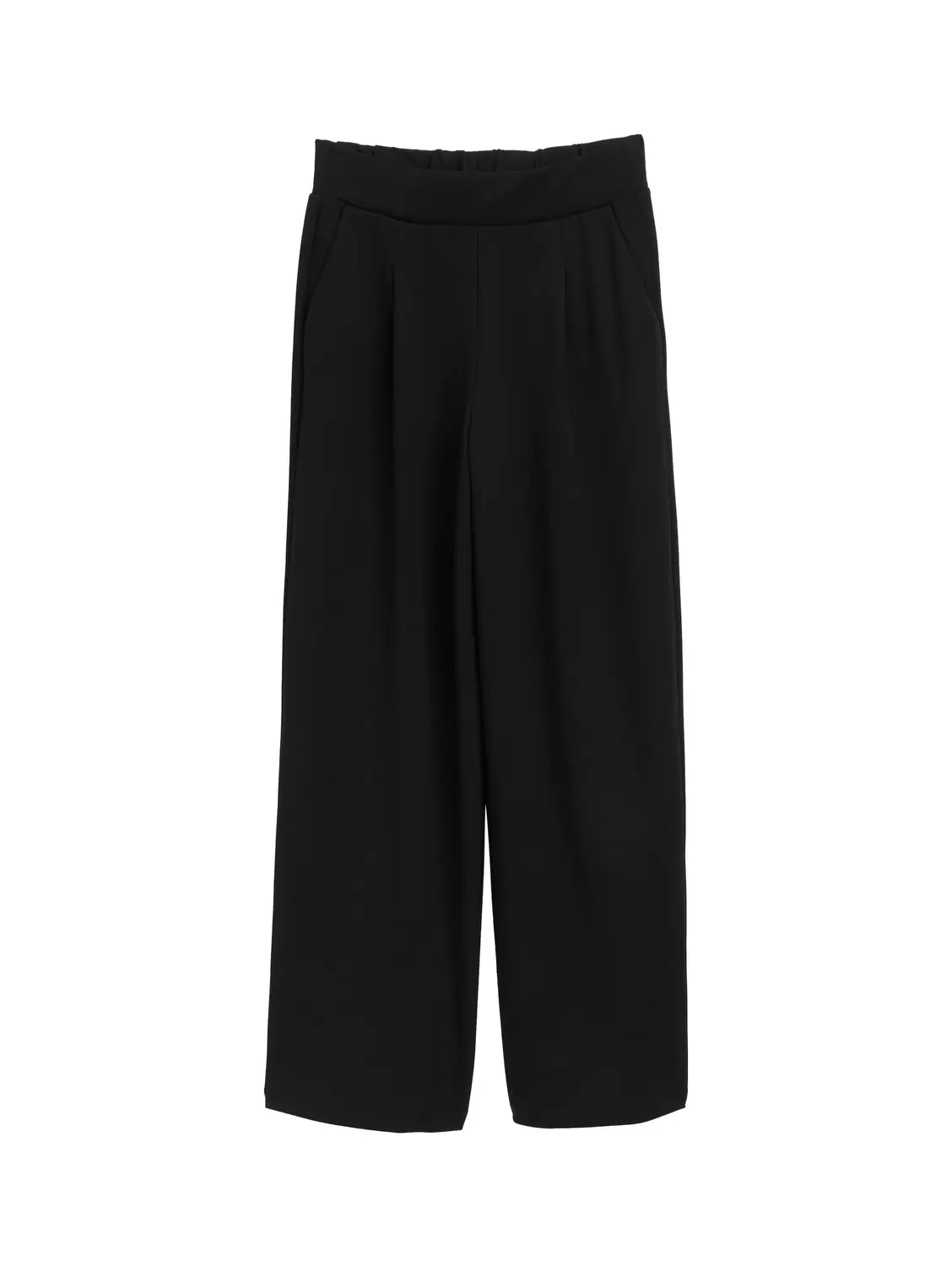 pleated wide leg pants
