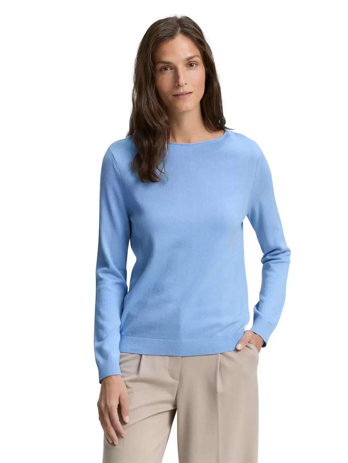 Knit basic boatneck female