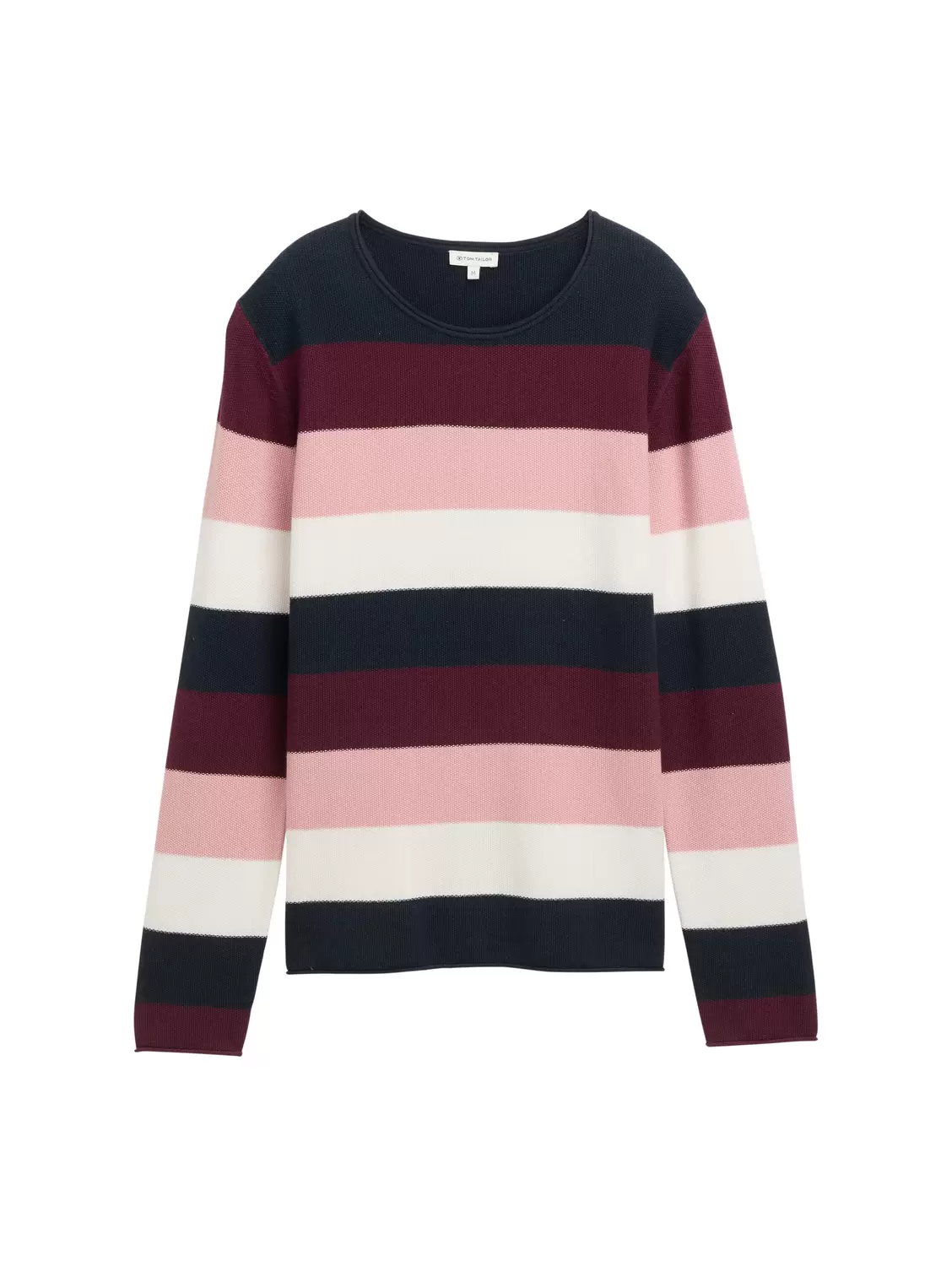 Knit structured striped - 38580/big rose knit stri