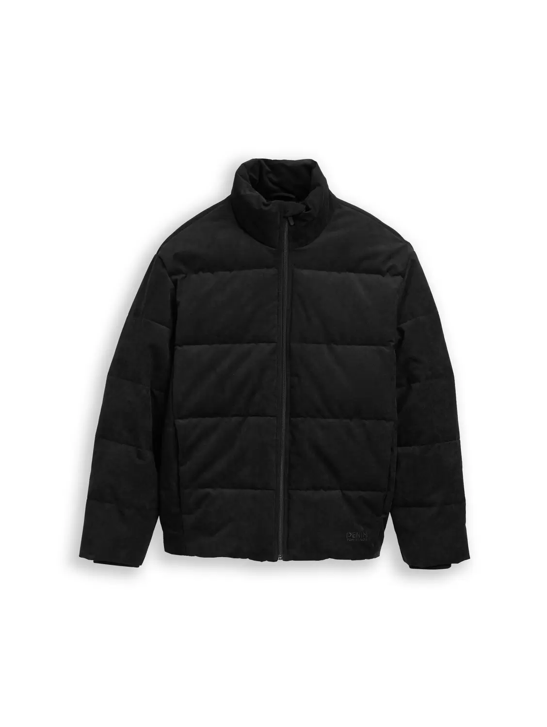 Cord Puffer-Jacke mit Stehkragen